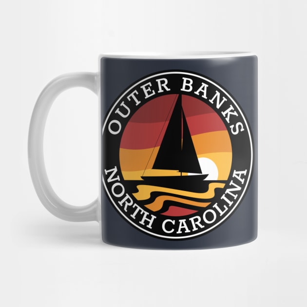 Outer Banks Sunrise Sailing by BackintheDayShirts